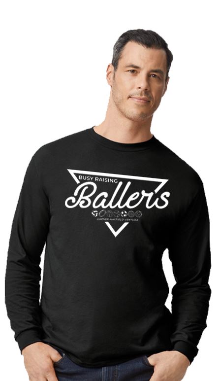 Raising Ballers Long Sleeve Tee