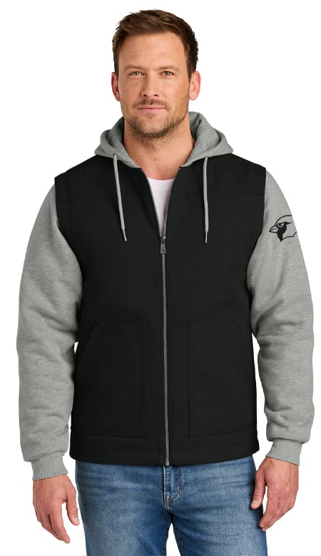 Duck Fleece Full-Zip Hooded Jacket