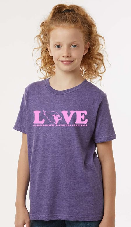 GHV LOVE T-SHIRTS - YOUTH