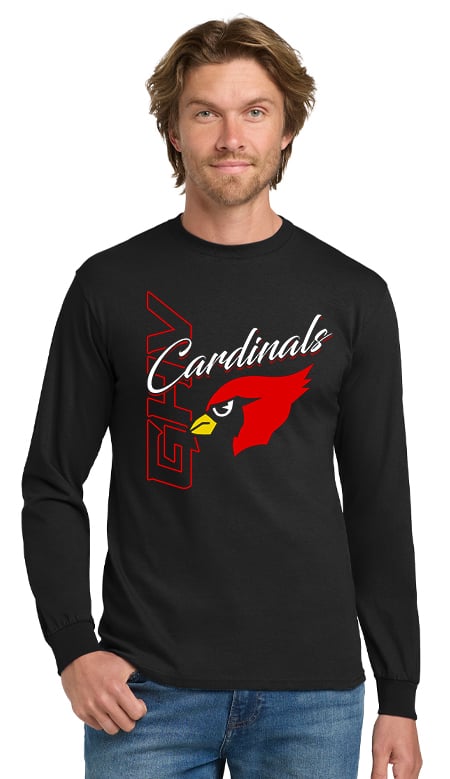 Old School Cardinal Long Sleeve