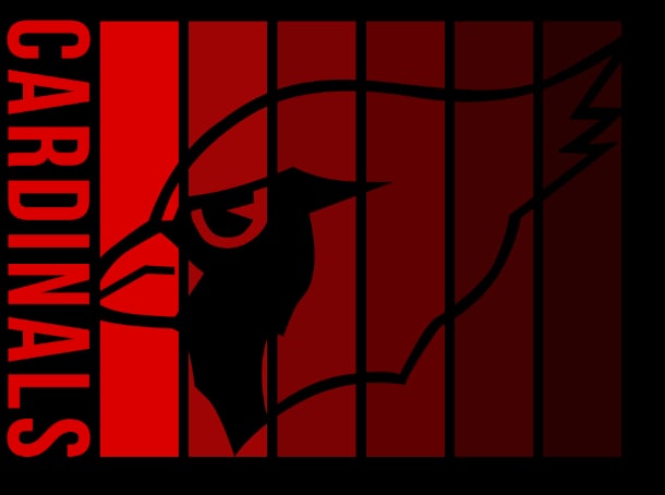 Shaded Cardinal Tee